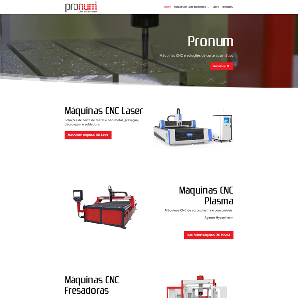Pronum website designed and developed by Spotonmark